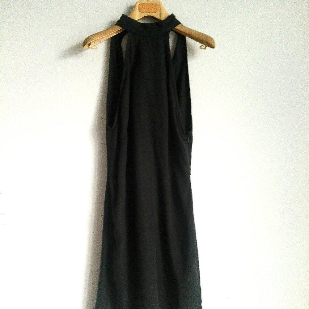 DIESEL WOMEN BACKLESS CHOKER DRESS BLACK Sz-6